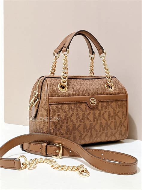 michael kors blaire extra small|MICHAEL Michael Kors Logo Blaire Extra Small Duffle .